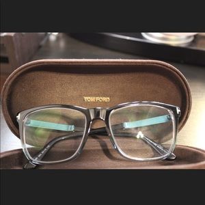 Tom Ford Soft Squared Optical Frame - Blue Black